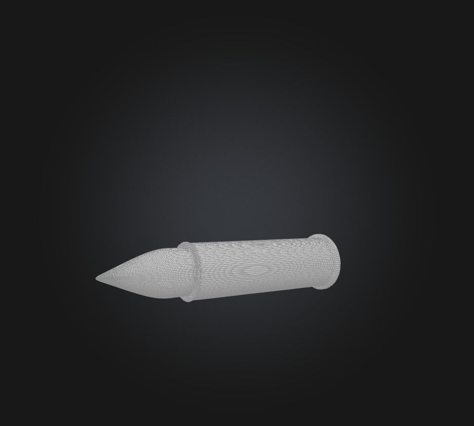 3D model  Bullet VR / AR / low-poly