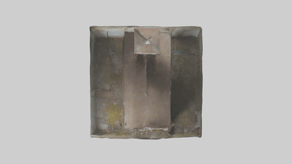 3D model Abandoned church model VR / AR / low-poly