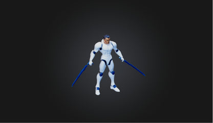 3D model Action figure VR / AR / low-poly