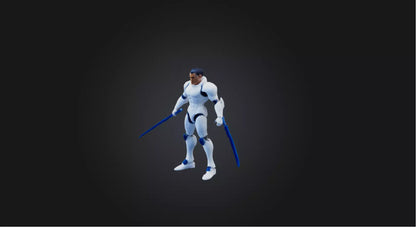 3D model Action figure VR / AR / low-poly