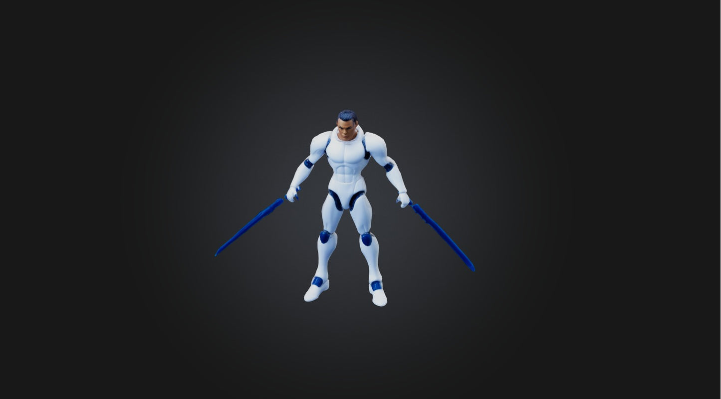 3D model Action figure VR / AR / low-poly
