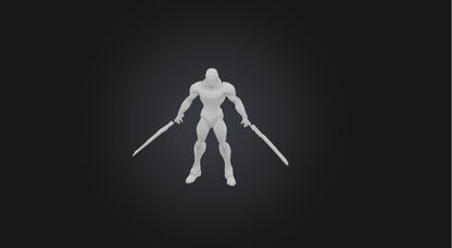 3D model Action figure VR / AR / low-poly