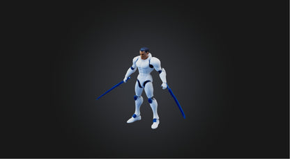 3D model Action figure VR / AR / low-poly