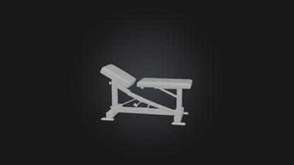 3D model Adjustable Bench VR / AR / low-poly