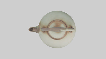 3D model Aged Ceramic Teapot Model VR / AR / low-poly