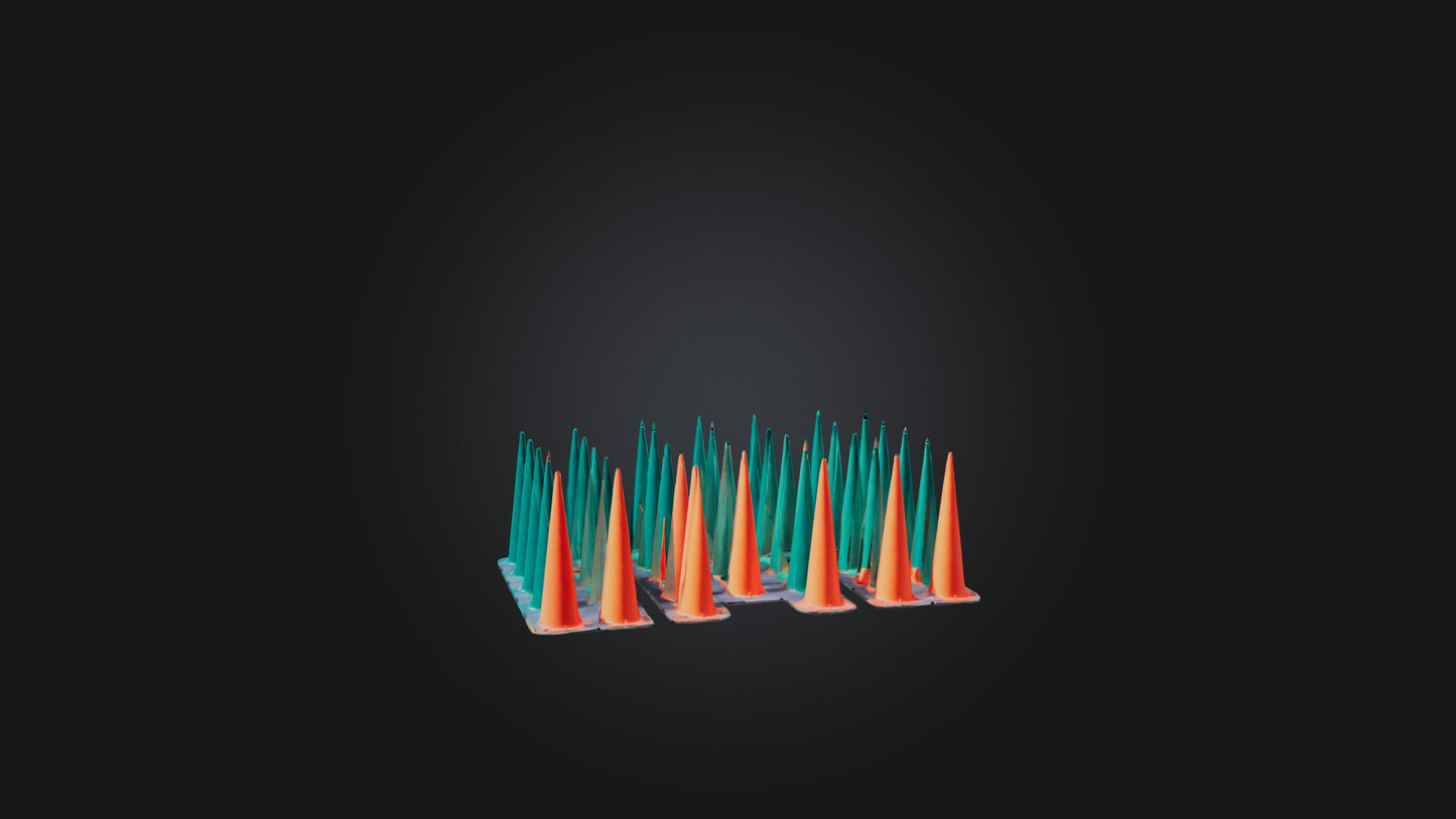 3D model Agility Cones VR / AR / low-poly