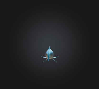 3D model Agnatha Fish VR / AR / low-poly