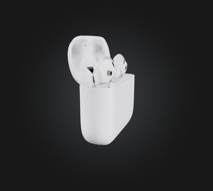 3D model Airpods VR / AR / low-poly