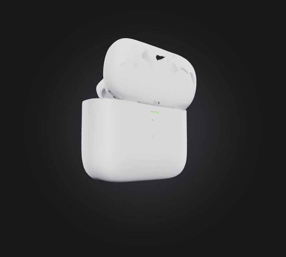 3D model Airpods VR / AR / low-poly