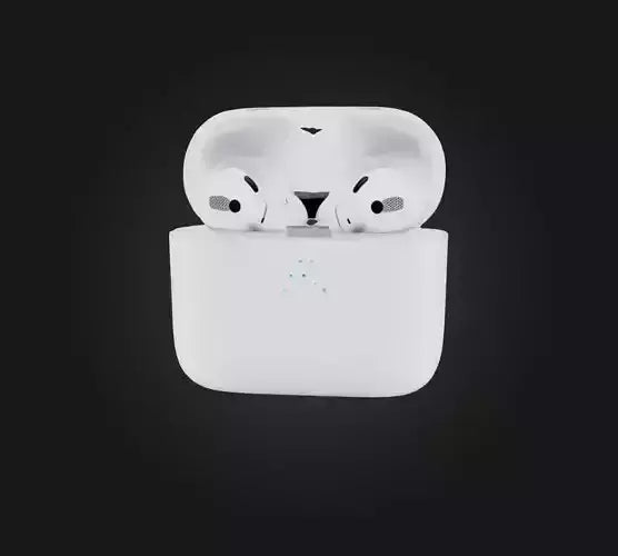 3D model Airpods VR / AR / low-poly
