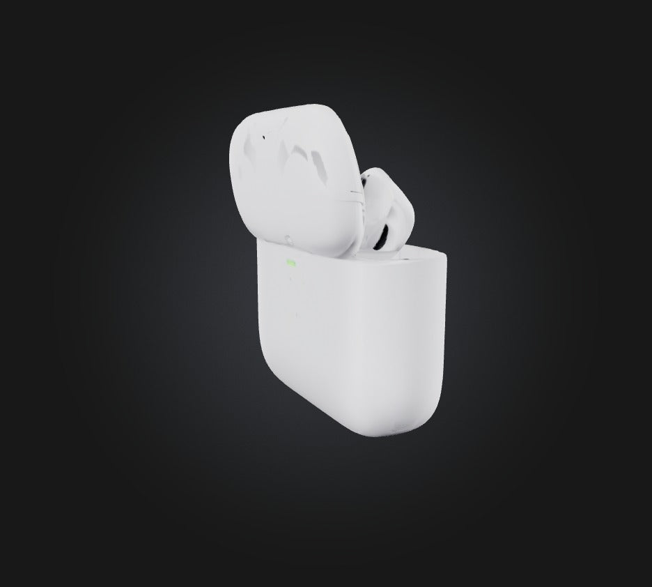 3D model Airpods VR / AR / low-poly