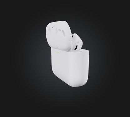 3D model Airpods VR / AR / low-poly