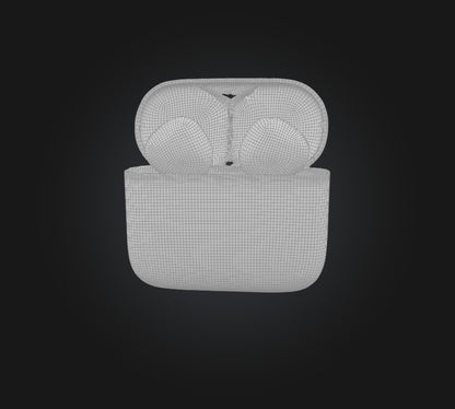 3D model Airpods VR / AR / low-poly