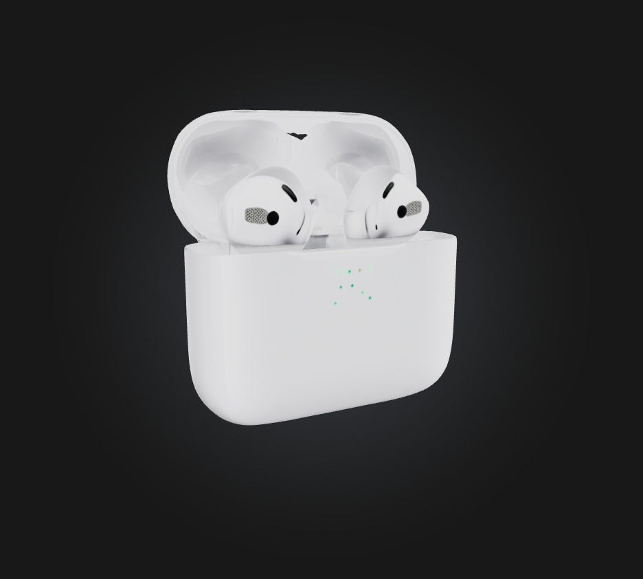 3D model Airpods VR / AR / low-poly