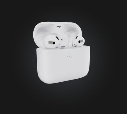3D model Airpods VR / AR / low-poly