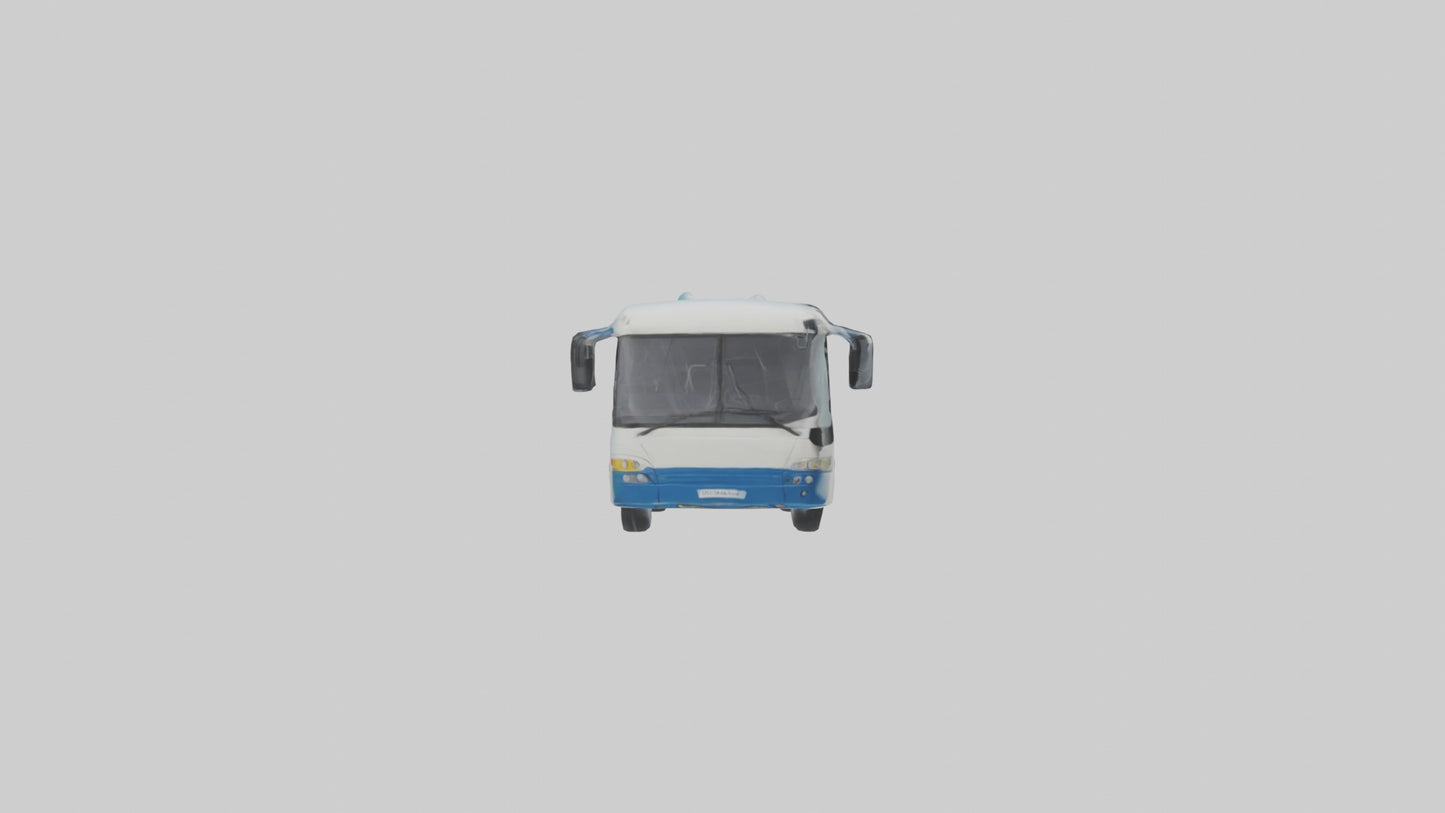 3D model Airport Bus Model 1 VR / AR / low-poly