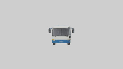 3D model Airport Bus Model 1 VR / AR / low-poly