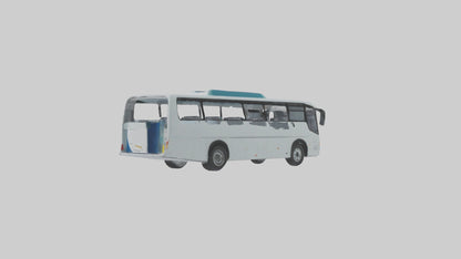 3D model Airport Bus Model 1 VR / AR / low-poly