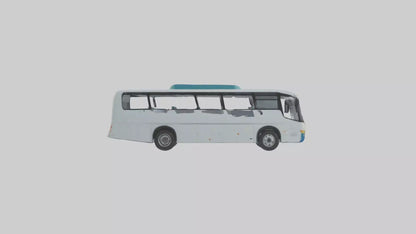 3D model Airport Bus Model 1 VR / AR / low-poly