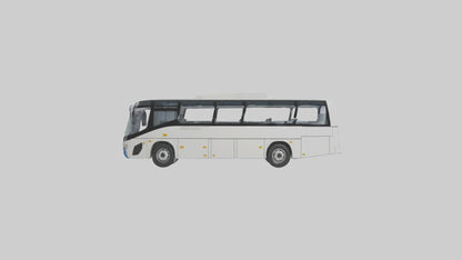 3D model Airport Bus Model 1 VR / AR / low-poly