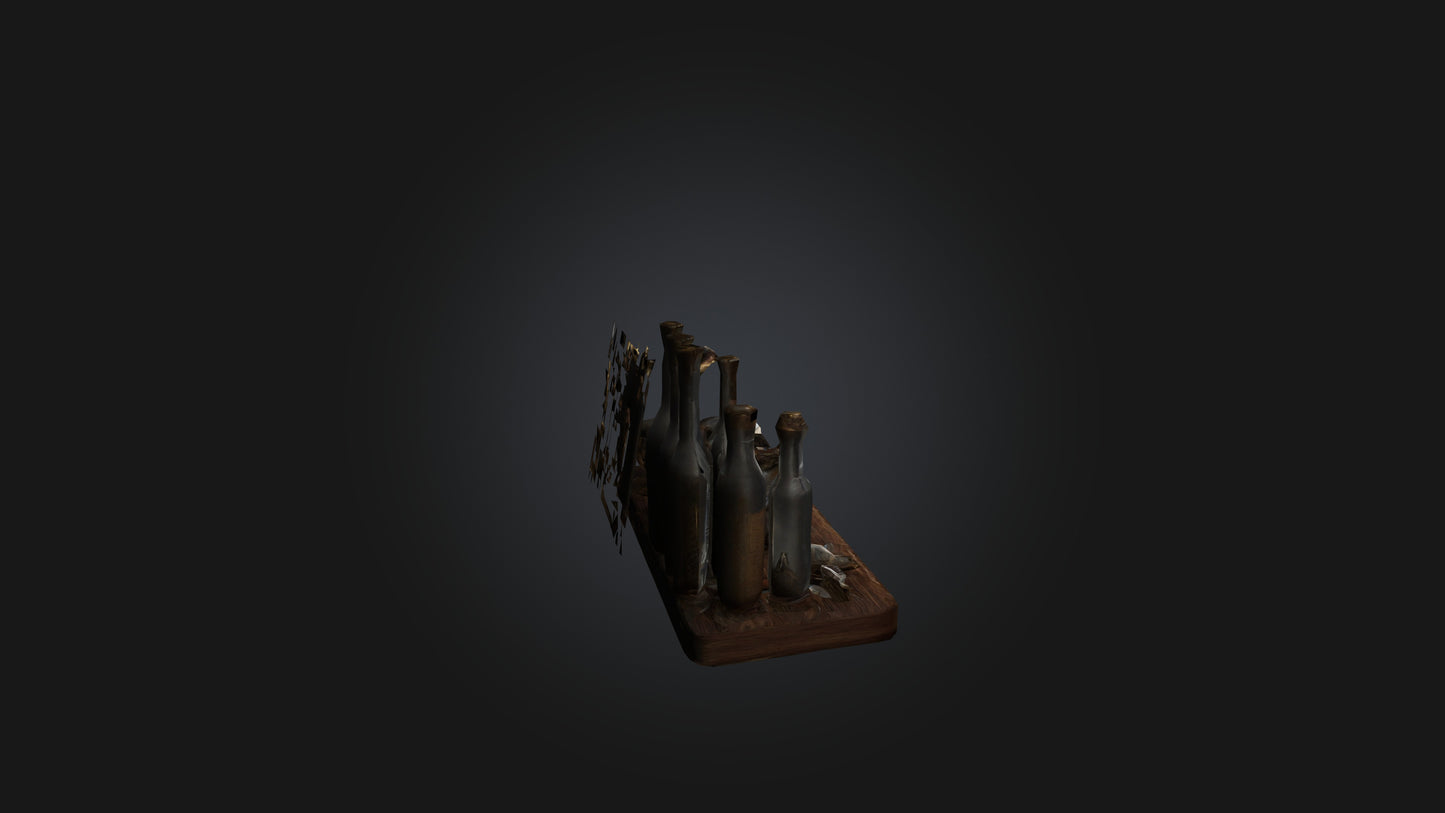 3D model Alchemy Set VR / AR / low-poly