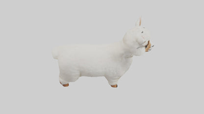 3D model Alpaca Model 1 VR / AR / low-poly