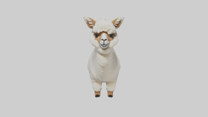 3D model Alpaca Model 1 VR / AR / low-poly