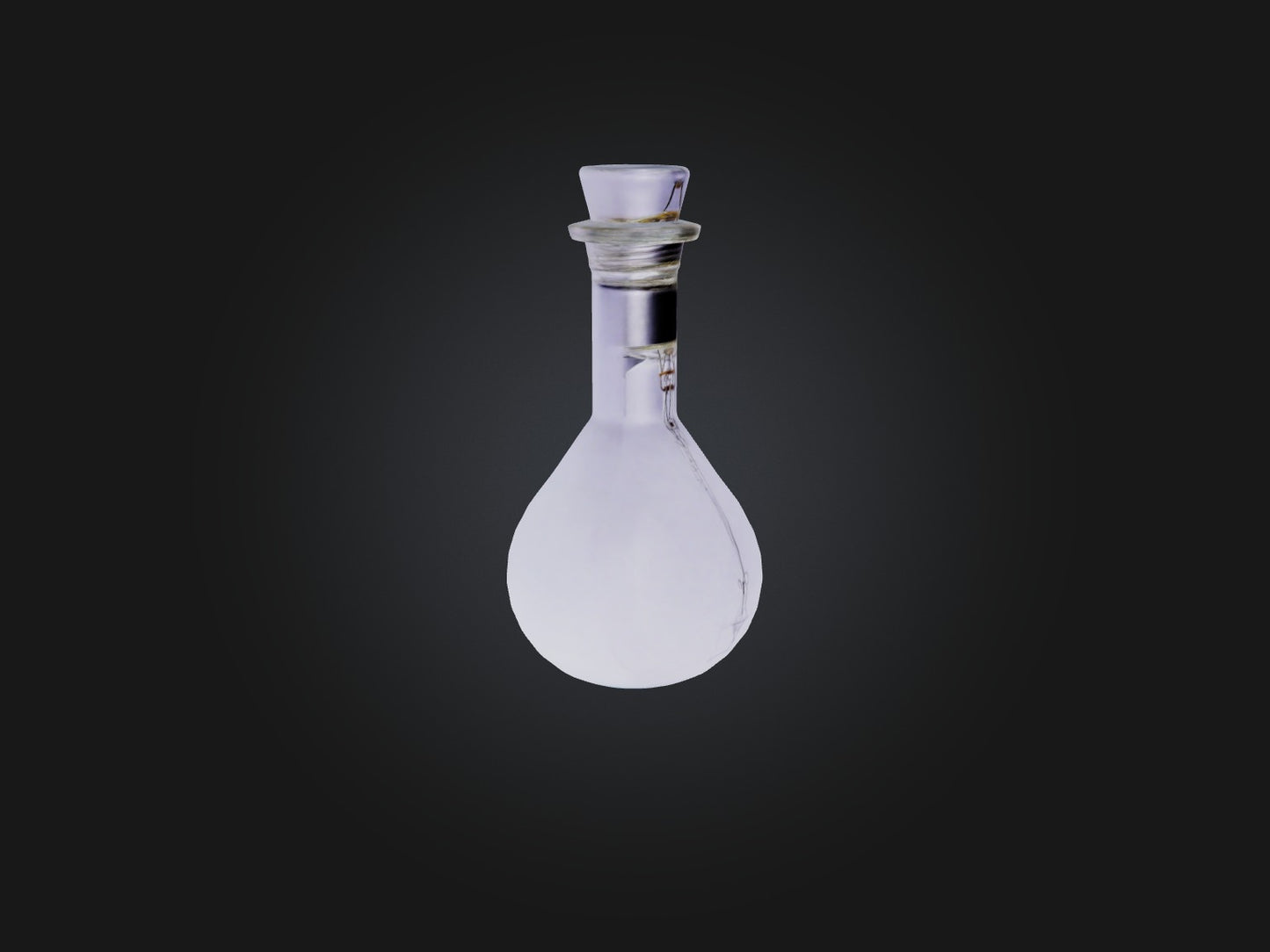 3D model Ampoule VR / AR / low-poly