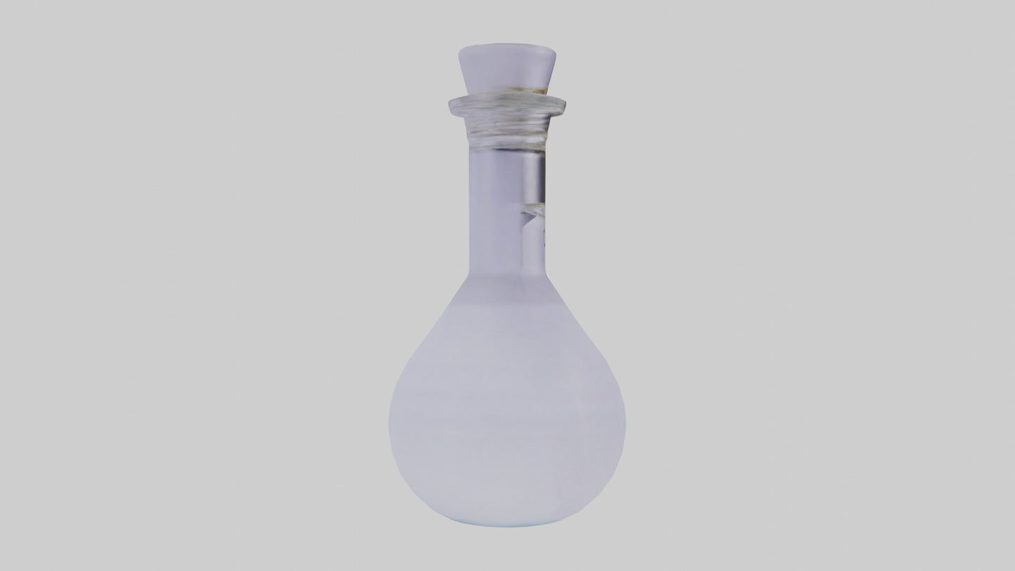 3D model Ampoule VR / AR / low-poly