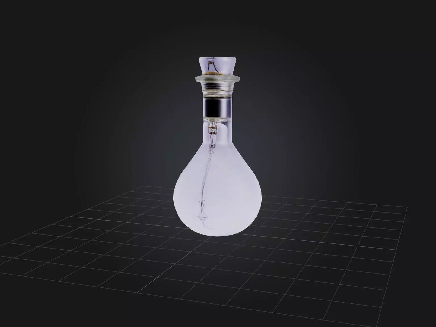 3D model Ampoule VR / AR / low-poly