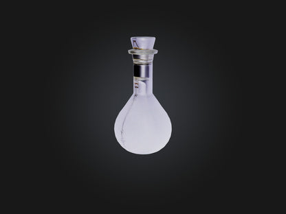 3D model Ampoule VR / AR / low-poly