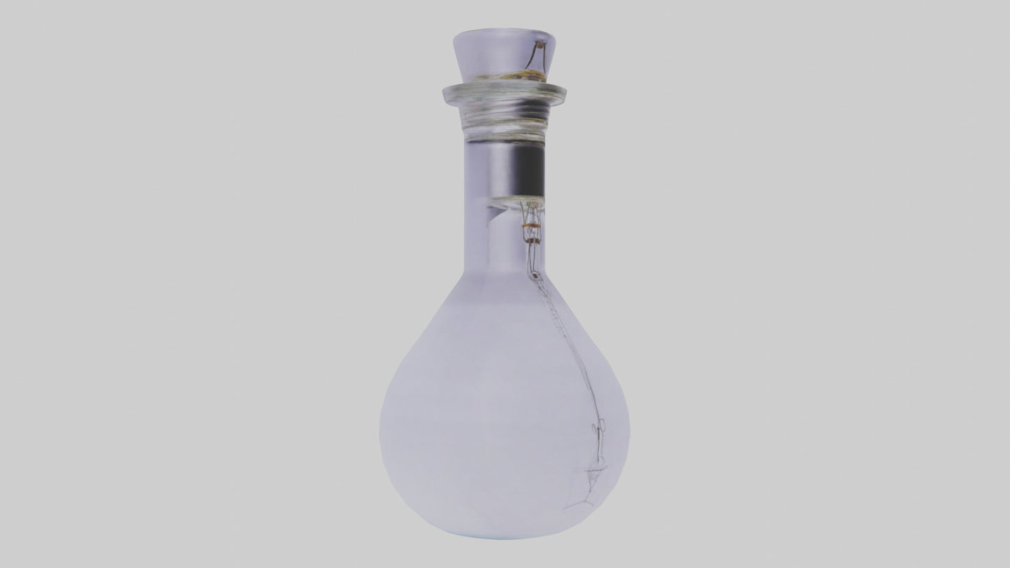 3D model Ampoule VR / AR / low-poly