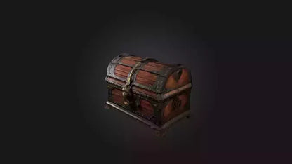 3D model Ancient Chest VR / AR / low-poly