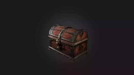 3D model Ancient Chest VR / AR / low-poly