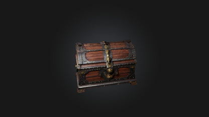 3D model Ancient Chest VR / AR / low-poly