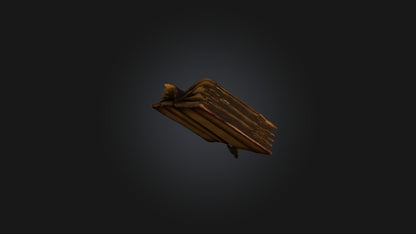 3D model Ancient Grimoire VR / AR / low-poly