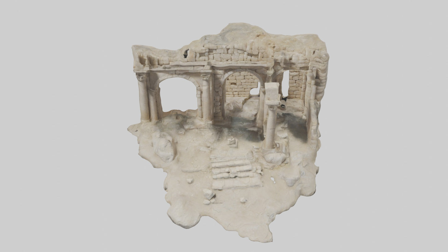 3D model Ancient Ruins Model 1 VR / AR / low-poly
