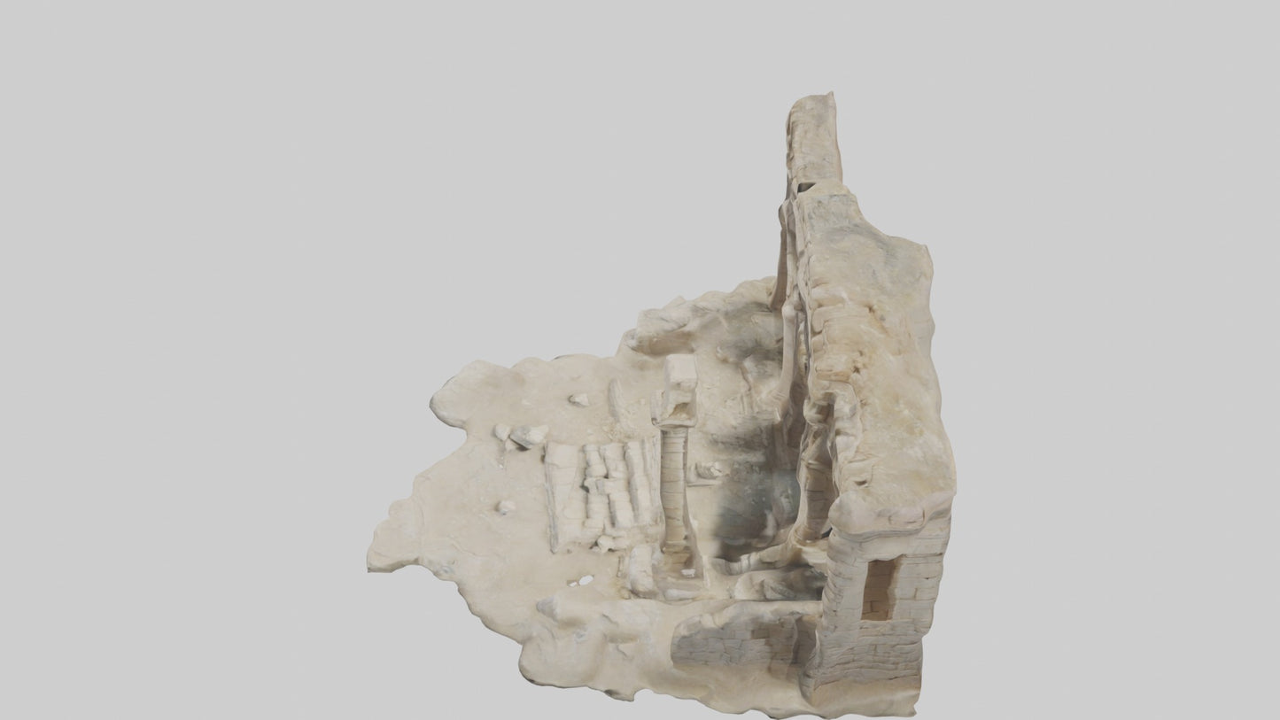3D model Ancient Ruins Model 1 VR / AR / low-poly