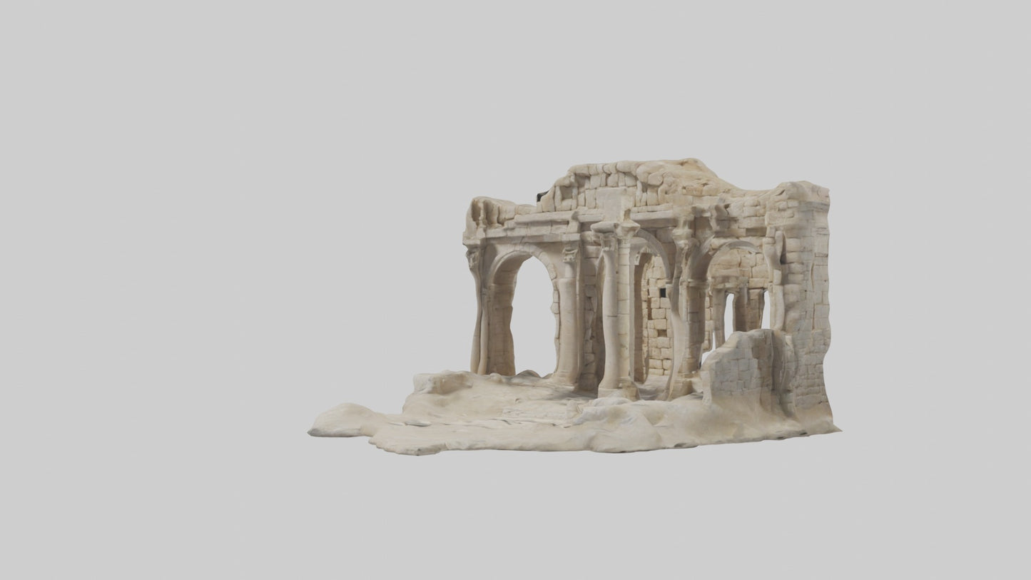 3D model Ancient Ruins Model 1 VR / AR / low-poly