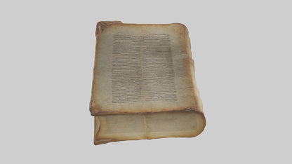 3D model Ancientbook Model 1 VR / AR / low-poly