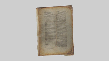 3D model Ancientbook Model 1 VR / AR / low-poly