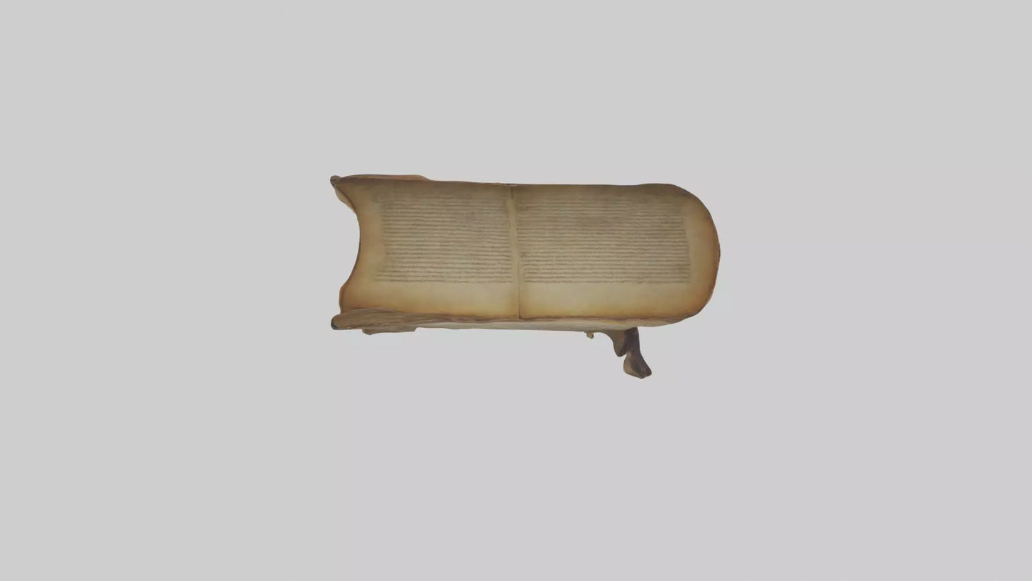 3D model Ancientbook Model 1 VR / AR / low-poly