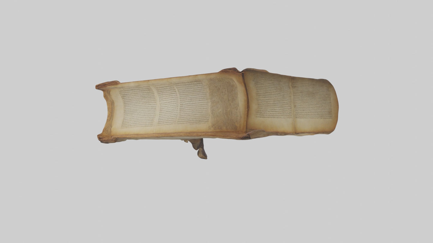 3D model Ancientbook Model 1 VR / AR / low-poly
