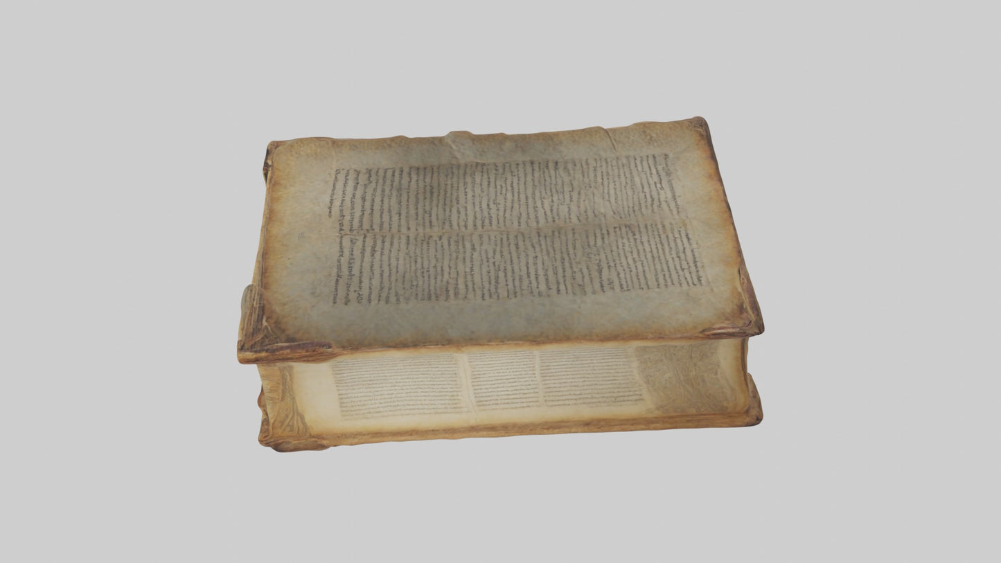 3D model Ancientbook Model 1 VR / AR / low-poly
