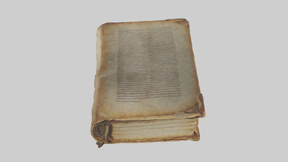 3D model Ancientbook Model 1 VR / AR / low-poly