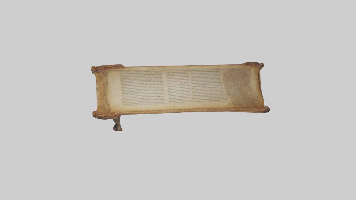3D model Ancientbook Model 1 VR / AR / low-poly