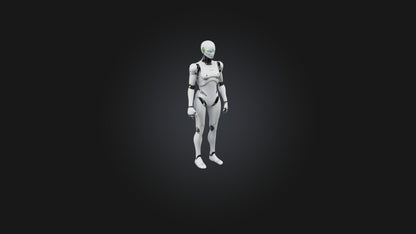 3D model Android model VR / AR / low-poly