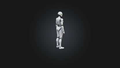 3D model Android model VR / AR / low-poly