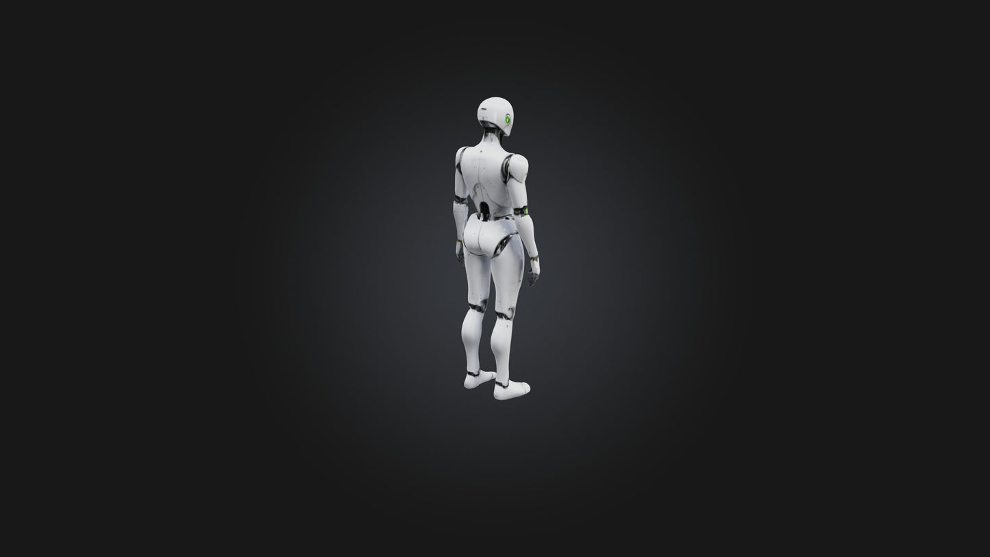 3D model Android model VR / AR / low-poly