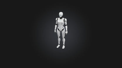 3D model Android model VR / AR / low-poly